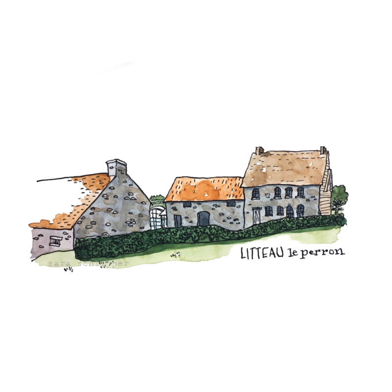 Tekening Litteau – Le Perron