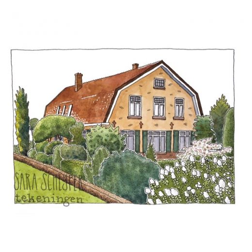 tekening huis broekermolen - putten