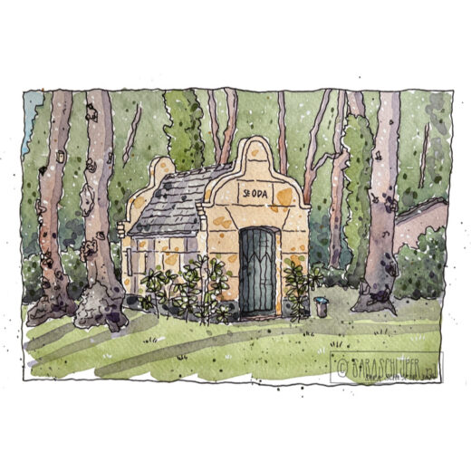 Tekening St.-Odakapel - Venray