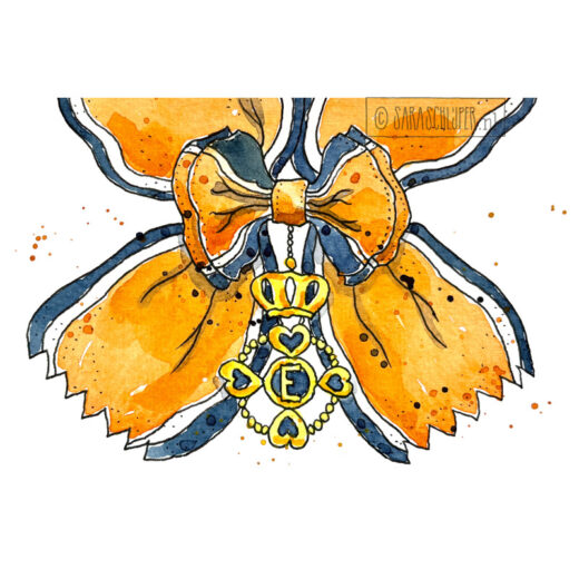 Tekening kaartje lintje